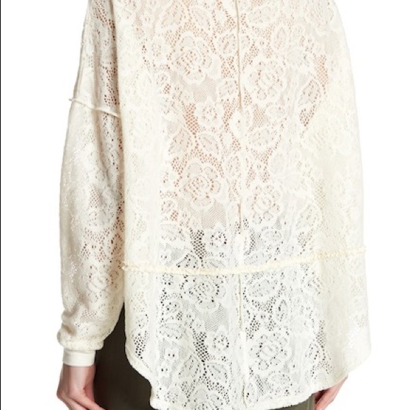 NWT Free PeopleNot Cold in this Floral Knit Top - Picture 6 of 7